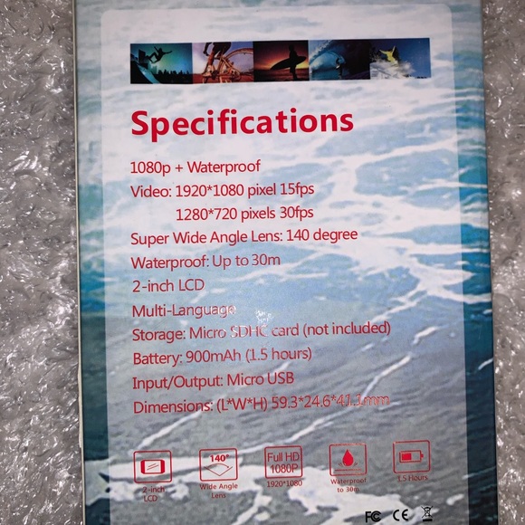 Full HD 1080p SPORTS Waterproof Camera. - Picture 4 of 6